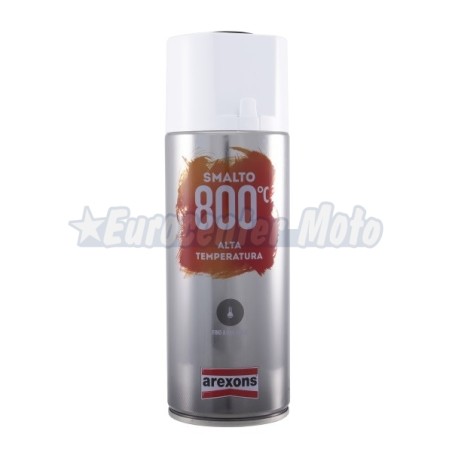 Barniz spray negro anticalórico. Especial tubos de escape. 400ml