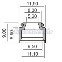 Retén válvula Yamaha X-Max, X-City, Majesty 250, Versity 300 y varias