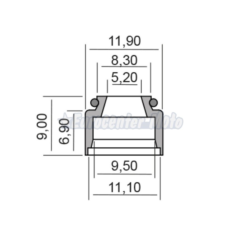 Retén válvula Yamaha X-Max, X-City, Majesty 250, Versity 300 y varias