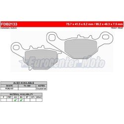 Juego pastillas Suzuki Epicuro, Street Magic...
