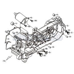Silentblock amortiguador trasero al carter Original Sym varios modelos
