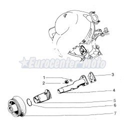 Fuelle colector admisión aire Original Vespa PK S/XL/FL