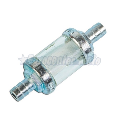 Filtro gasolina metálico 8mm. Desmontable y lavable.