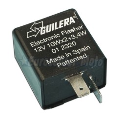 Relé intermitencia 12v 10w x2+3,4w Aprilia, Gilera, Piaggio y varias.
