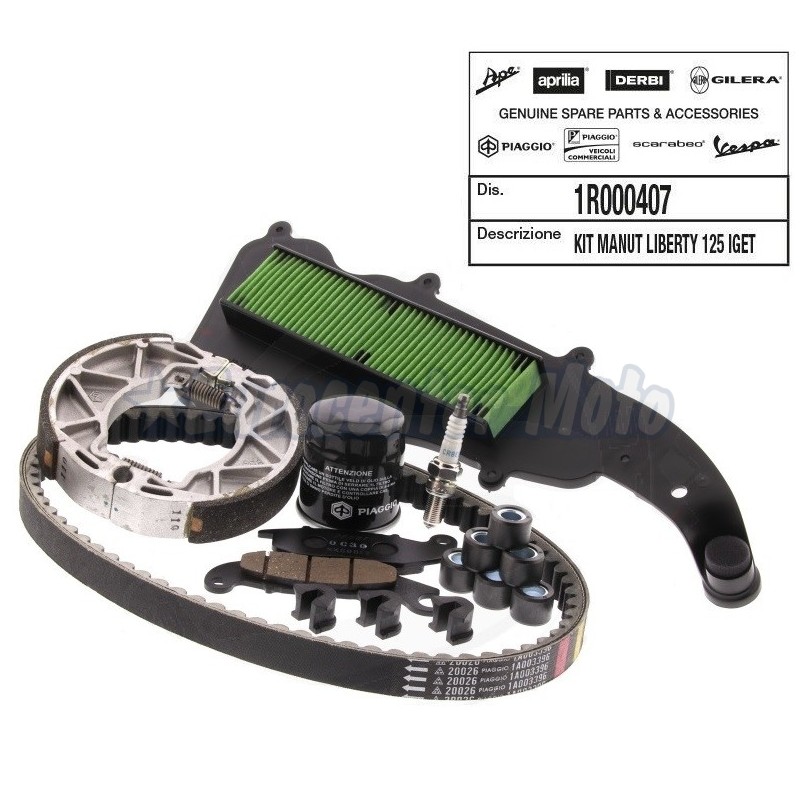 Kit revisión completo Original Piaggio Liberty 125 IGET 4T 2015-2019