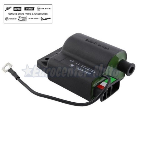 Bobina CDI Original motores Piaggio 50 2T hasta 2001. Con cable de masa