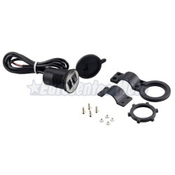 Toma corriente USB Universal. Fijación manillar