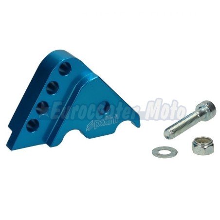 Suplemento amortiguador Polini motores Minarelli scooter 50. Color Azul
