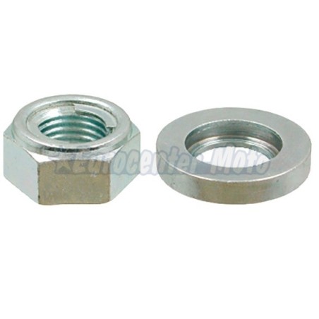 Kit tuerca y arandela rueda trasera Minarelli/Yamaha scooter 50