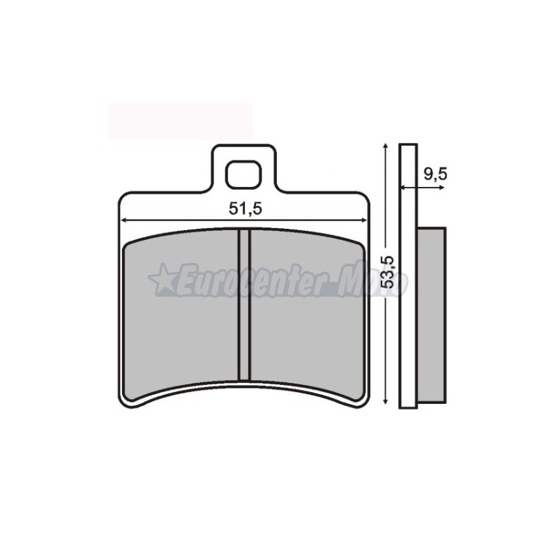 Pastillas de freno orgánicas Aprilia Sportcity, Atlantic, SR...