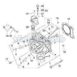 Junta escape Original motores Piaggio 125/200/250/300 varios modelos