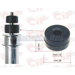 Silentblock tope inferior amortiguador trasero Vespa PK S/XL 50/125 y Piaggio scooter 50 varios modelos