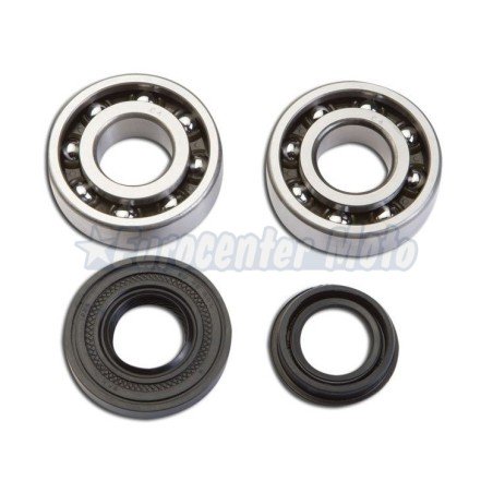 Kit cojinetes y retenes cigueñal motores Minarelli/Yamaha scooter 50 2T