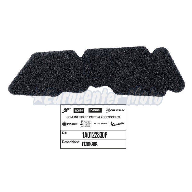 Filtro de aire Original Piaggio Zip SP, LX, Fly 50...