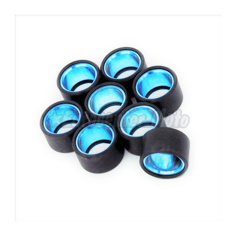 Rodillos variador Original Piaggio Beverly y MP3 400i HPE. 25X16. 18,5Gr. 8 unidades