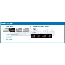 Aceite ELF Moto 4  Road 10W-40. 4L con filtro de aceite de regalo