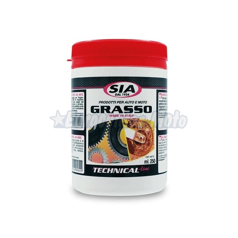 Grasa de litio SIA. Color Rosa. 250ml