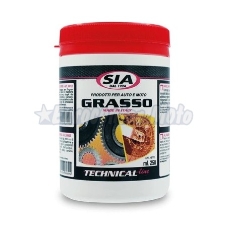 Grasa de litio SIA. Color Rosa. 250ml