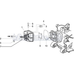 Junta culata interior Original Motores Piaggio 50 2T H20