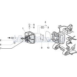 Junta culata interior Original Motores Piaggio 50 2T H20