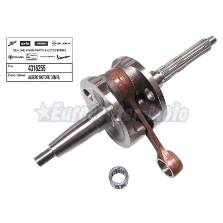 Cigueñal Original motores Piaggio 50 de 2 Tiempos. Bulón 12