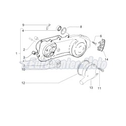 Tapón registro carter Original Motores Piaggio 50 2 Tiempos.