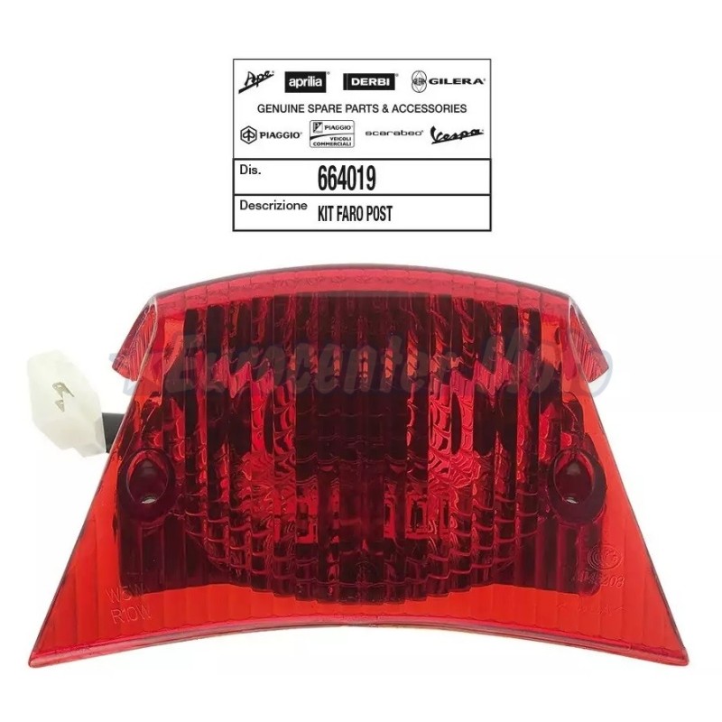 Piloto de freno completo Original Piaggio Zip 50/100 desde 2001