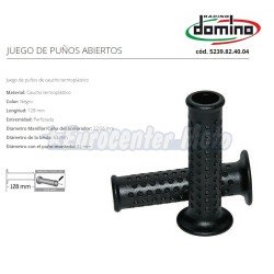 Juego puños Domino Piaggio Style abiertos. 128mm. Piaggio X7, X8, X9, GTS...