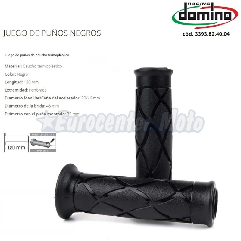 Juego puños Domino Yamaha scooter Style abiertos. 120mm