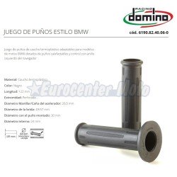 Juego puños Domino BMW Style abiertos con navegador. 122mm