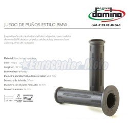 Juego puños Domino BMW Style abiertos sin navegador. 122mm