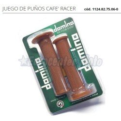 Juego puños Domino Cafe Racer Style cerrados. 128mm