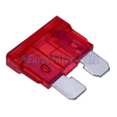 Fusible a lama 10A Rojo