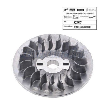 Semipolea fija ventilador variador Original Motores Piaggio 400/500 varios modelos