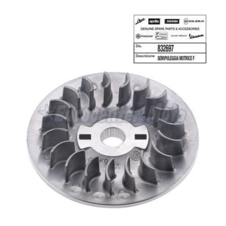 Semipolea fija ventilador variador Original Motores Piaggio 400/500 varios modelos