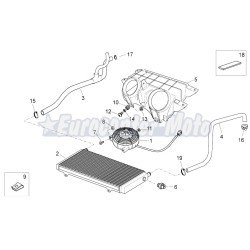 Termocontacto radiador Original Aprilia Sportcity, Atlantic, Rambla 125/200/250. 14x150