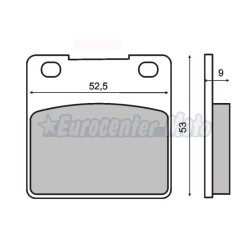 Pastillas de freno sinterizadas Suzuki GSX-R, GSF, SV...