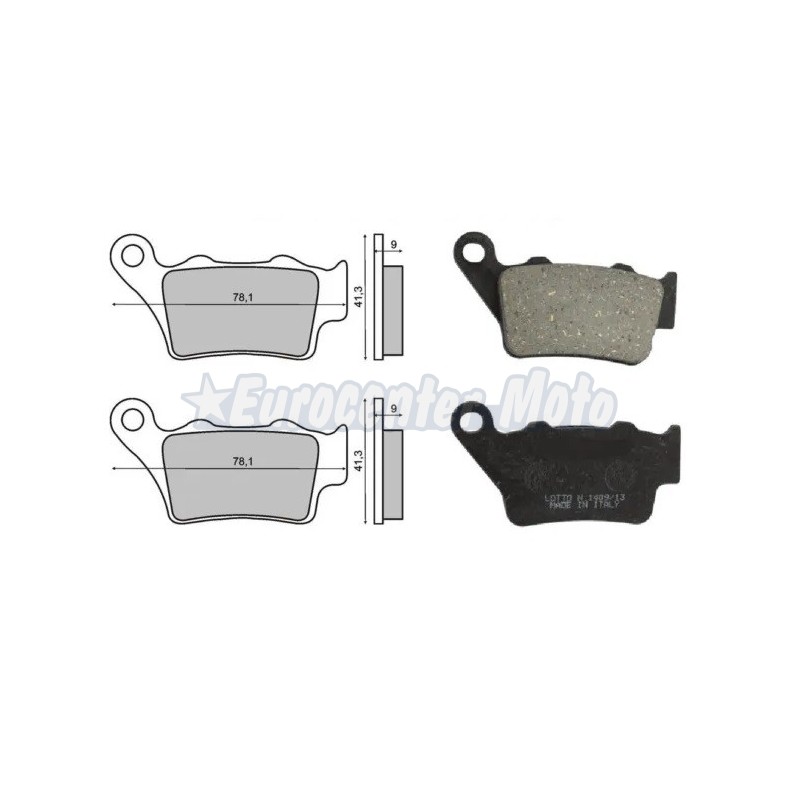 Pastillas de freno orgánicas Aprilia, BMW, Yamaha...