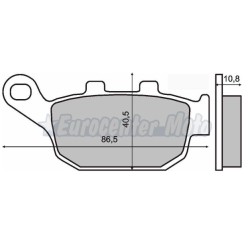 Pastillas de freno sinterizadas Honda, Triumph, Yamaha y varios modelos
