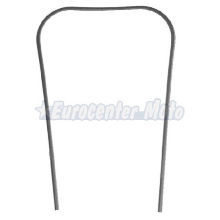 Bordón escudo frontal Vespa PX 125/150/200 Iris, TX...Cromado