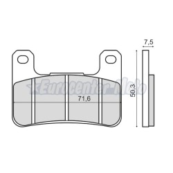 Pastillas de freno sinterizadas Kawasaki y Suzuki varios modelos