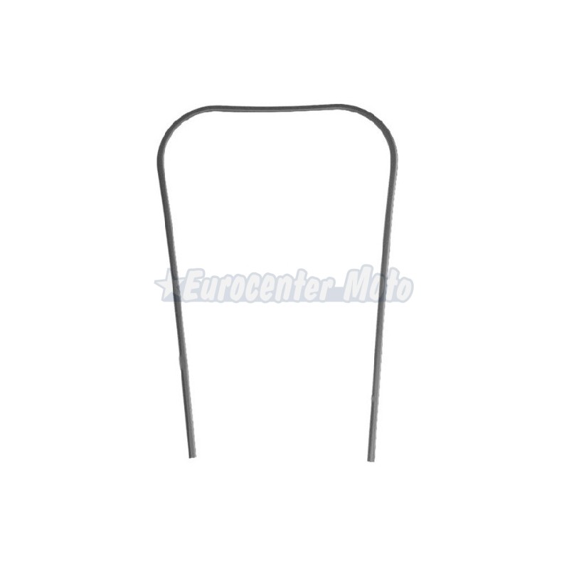 Bordón escudo frontal Vespa P200E, PX 125/150/200. Negro