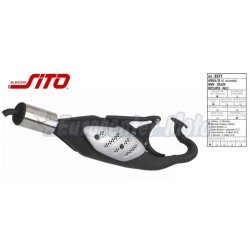 Escape Sito Aprilia SR 50  y Rally 50 motor Minarelli Horizontal