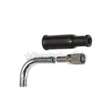 Codo tensor tapa válvula gas carburadores Dellorto PHVA, PHBG...