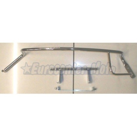 Juego defensas negras Vespa PX 125/150/200 Iris, TX, T5, DN, DS, CL...