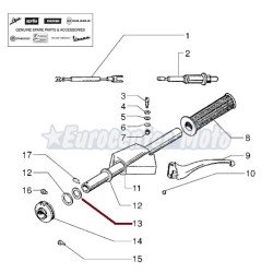 Arandela muelle mando acelerador y cambio Original Vespa 125/150/200