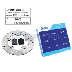 Kit disco y pastillas de freno Original Piaggio Zip, Vespa LX, Primavera...
