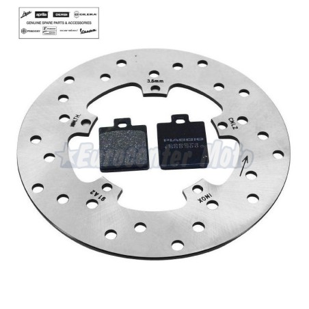 Kit disco y pastillas de freno Original Piaggio Zip, Vespa LX, Primavera...