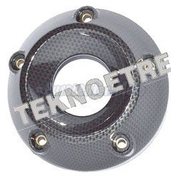 Carcasa final efecto carbono escape Yamaha T-Max 530 hasta 2016