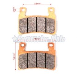 Pastillas de freno sinterizadas Honda CBR 600 y varias